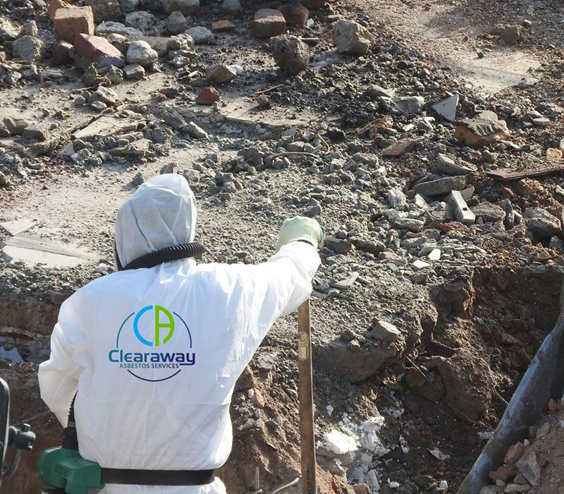 Survey step, Asbestos Sampling in Banstead